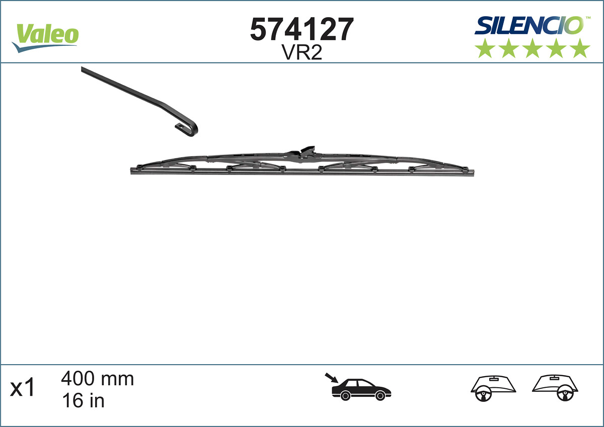 Lamela stergator VALEO 574127